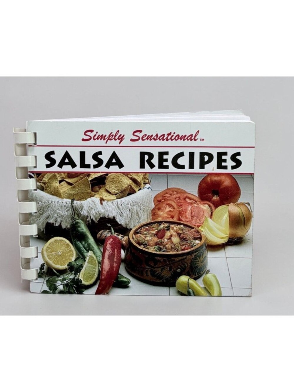 Simply Sensational Salsa Recipes Vintage Cookbook 1990s Spiral